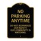 Signmission No Parking Anytime Do Not Jeopardize Our Safety. Our Community Is Watching, A-DES-BG-1824-23765 A-DES-BG-1824-23765 - alternate 1